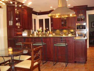 Custom Kitchen Custom cabinets designed and built for my family's kitchen