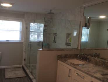 Kitchen Remodel Our client was looking for a kitchen remodel involving new countertops, appliiances, cabinet faces and painting.