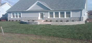 Jones Home This newly build home was landscaped by Turner Landscaping this fall