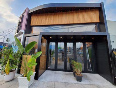 Sushi Restaurant Design & Build: Hama Sushi, Venice Beach Full restaurant design-build project in Venice Beach, CA, including both exterior and interio