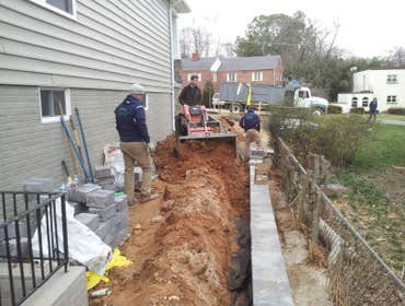 Project photos from Paragon Ridge LLC Retaining Wall Construction
