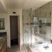 Large walk in shower!