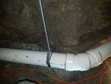 Commercial drain tie-in
