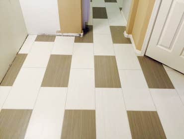 Custom Design bath floor