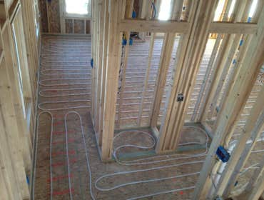 In floor heat