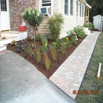 Lewis Landscaping Inc Project Residential & commercial lawn maintenance. landscaping, rock, stone, wall, patio, & walkway construction.