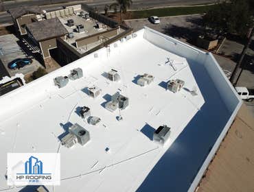 San Dimas Station Retail Center With over 150,000 square feet of commercial roof, HP Roofing Pro has partnered with the building owner to address their