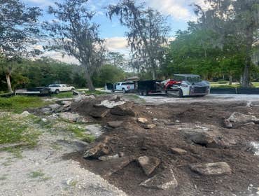 Photos by HBJ Development and Management Concrete demolition removal and grading