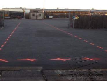 Asphalt Repiar This is a asphalt repair project that was performed by Empire Parking Lot Services in 2012. It included paving, seal coating, and parkin