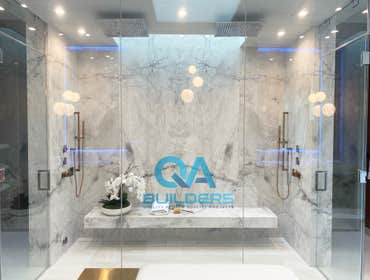Photos by QA Builders #18 Master bathroom remodel