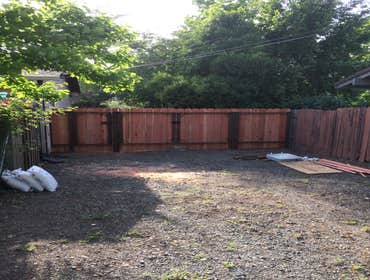 Dual Use Redwood Gate