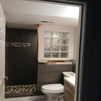 Tile Work, shower and small bath. Whole Bath Remodel