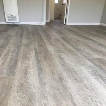 Luxury vinyl plank installation