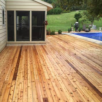 Large Deck Around Pool