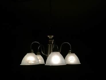 New Chandelier Installation