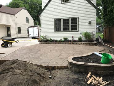 Stamped and Colored Concrete Projects