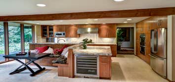 Kitchen with Banquette