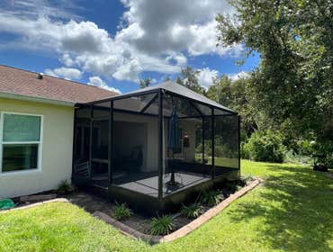 Pool Cages and Screen - rejuvenate and repair Enhancing your backyard in Florida is best done with a screen enclosure. We see them most often as a pool
