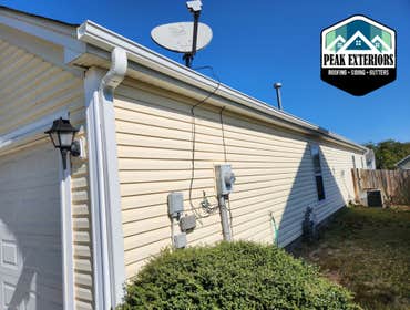 Photos by Peak Exteriors, LLC #6 New Seamless Aluminum Gutters