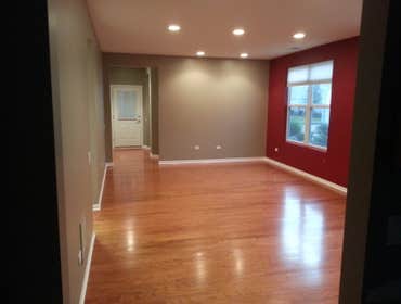 new floor , Lights, painting