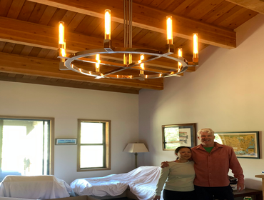 Chandellier Installation