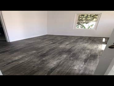 Grey Laminate Flooring Installation