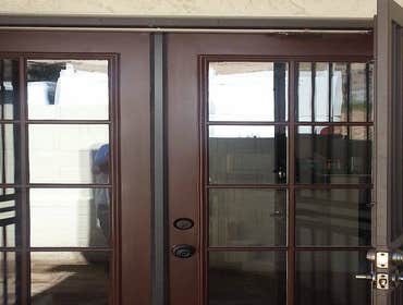 Stained door