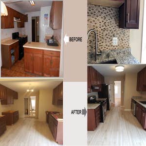Jefferson Drive Richton Park (Home Remodel) Conquest performed a complete remodel at this property:
New trendy hardwood floor.
Brand new wood...