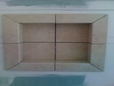 Bathroom shower nook