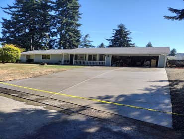 Photos by Moana Concrete Design LLC #1 Replace the walkway and the driveway with a new one. Old driveway was too thick but no quality. So we pour it an