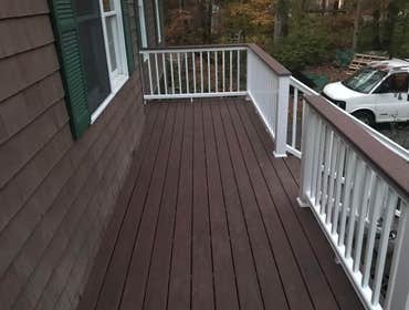 Photos by J.E.Dennen Building & Remodeling #6 Deck / wolf decking with Azek drink rails