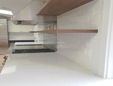 Old World Fallen Timber Hardwood Floor with Subway Tiles Kitchen Backsplash Remodel - SEATTLE, WA