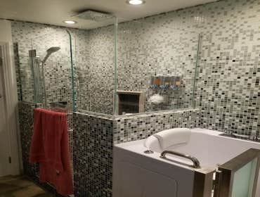 Walk in tub by Everlast Home Builders Inc Walk in tub and standing shower in Burbank city
