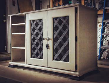 Our Work We take pride in our pieces, whether they are a barn door made of knotty alder wood, or a custom closet that will increase the value of your h