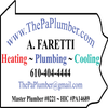 A. Faretti Plumbing, Heating & Cooling logo