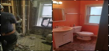 Photos by Vision to Reality Construction LLC #2 BATHROOM REMODEL