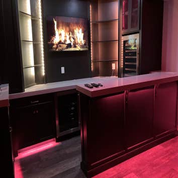 Golf simulator/Bar