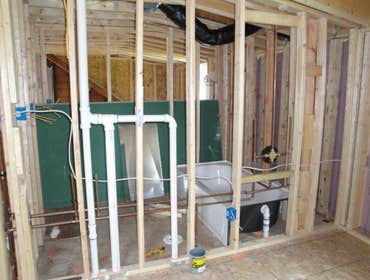 Upstairs Bathroom This is the rough for a upstairs bathroom