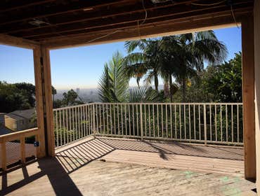 Hollywood Hills Installed two 4 ton 16 SEER Lennox split systems with brand new ducting.