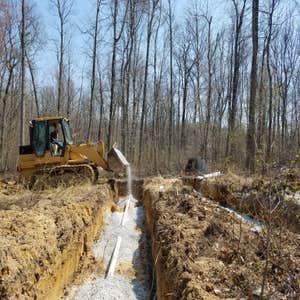 Sewer System Installation of a sewer system .