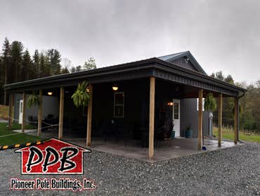 Photos by Pioneer Pole Buildings #1 40’ W X 60’ L X 12’ H