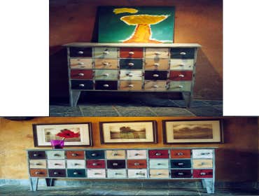 LAM Woodworks Here are some pictures of work done using different materials, from stained Mahogany to solid Bubinga or Beech, from Maple to Poplar for