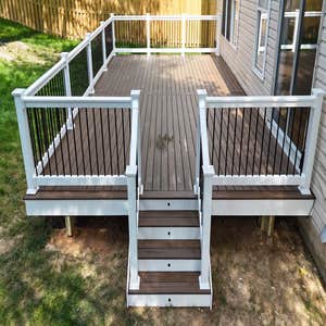 New Deck Steps View