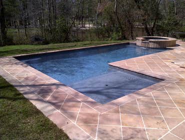 Maestri Pools AZ FLAGSTONE DWONTOWN COVINGTON, LA
AZ FLAGSTONE WITH DIAMOND BRITE QUARTZ PLASTER