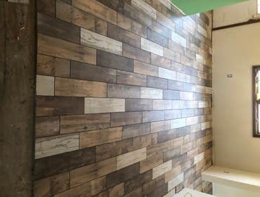CERAMIC TILE PLANK INSTALL