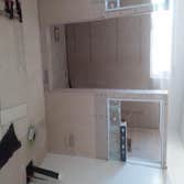 Oversize Stall Shower Glass Block