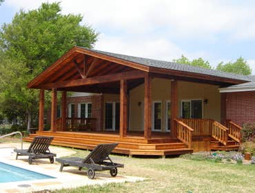 cedar deck and patio cover