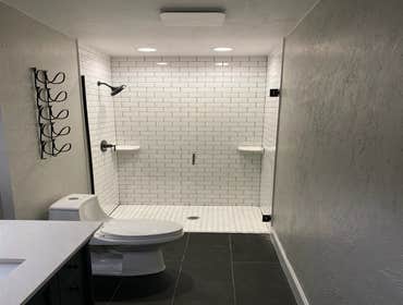 Photos by Ccag Construction and Design LLC #13 Guest Bathroom remodel