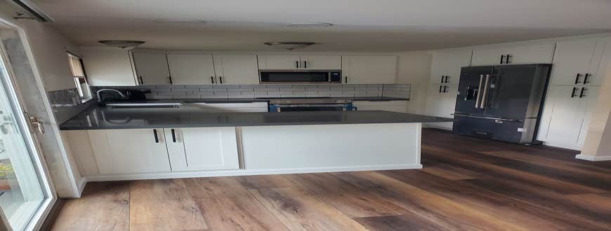 TJ Kitchen Kitchen facelift and whole house flooring and popcorn ceiling removal
