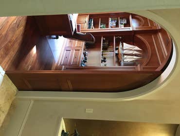 Traditional Mahogany Library